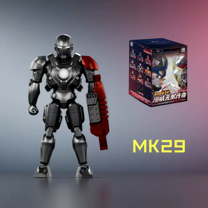 Marvel model kit blind box | Lego set | Ironman, Spiderman black panther  | 1 random box