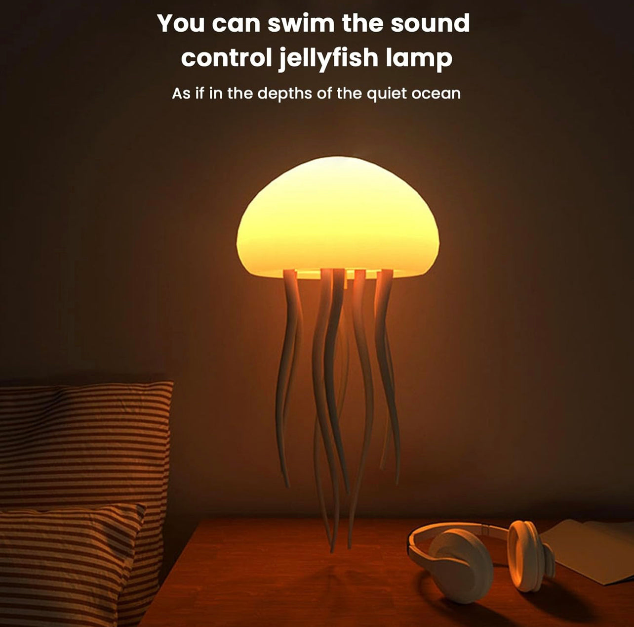 Jelly fish lamp