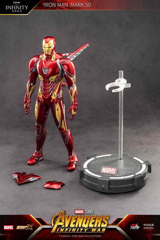 Ironman Mark 50 action figure (Size 14inch) with lights ZD toys | Marvel
