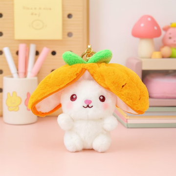 Peek-a-boo Plush Bunny Keychain
