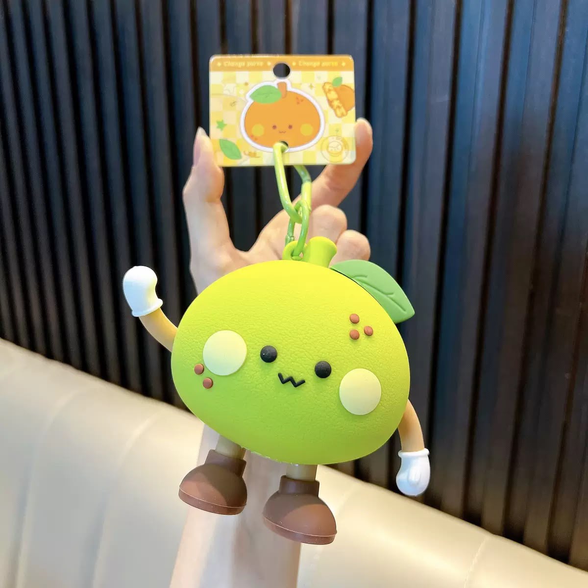 Fruits silicone coin pouch and a bag charm