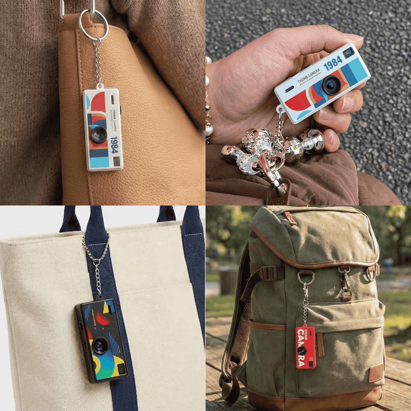 Digital mini camera keychain, video recorder and for photography