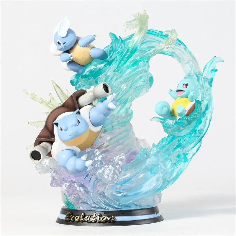 Pokemon Blastoise Evolution | 25cm | With lights