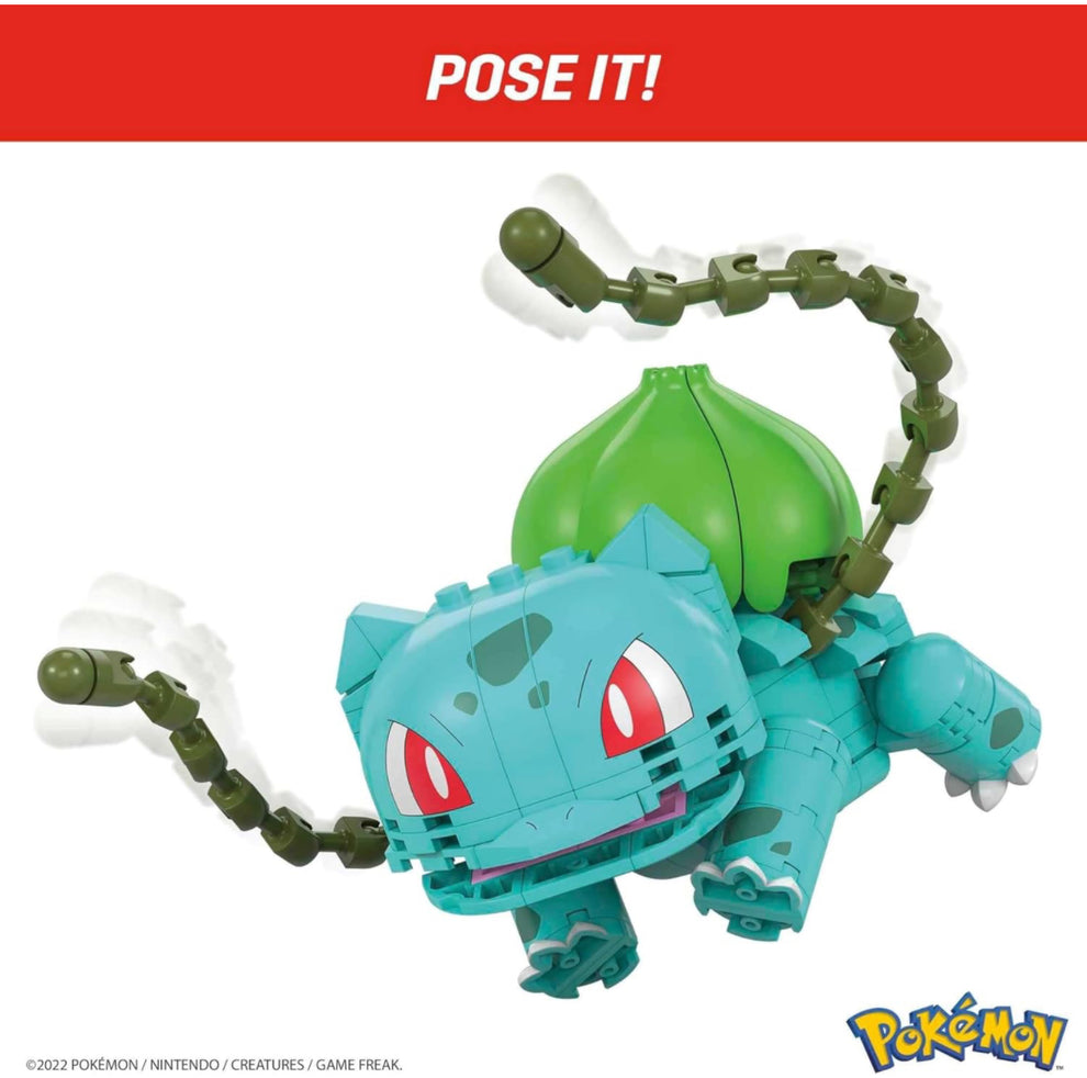 Mega Construx Pokémon Bulbasaur construction set.