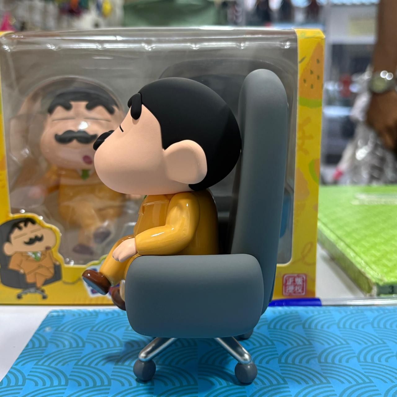 Crayon Shinchan Hiroshi Nohara Office Chair Figure | Shinchan