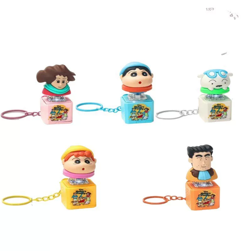 Shinchan fidget clicker with light and sound | Stress relief toy | shinchan keychain