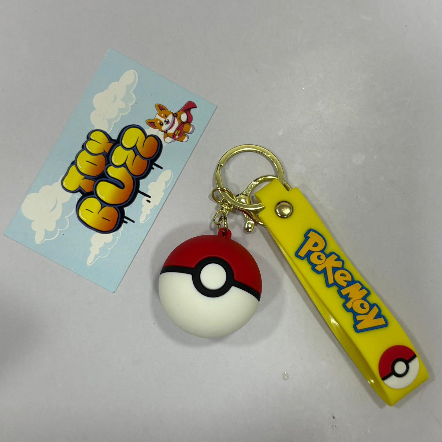 Pokeball Keychain
