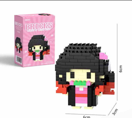 Bricks nezuko demon slayer lego