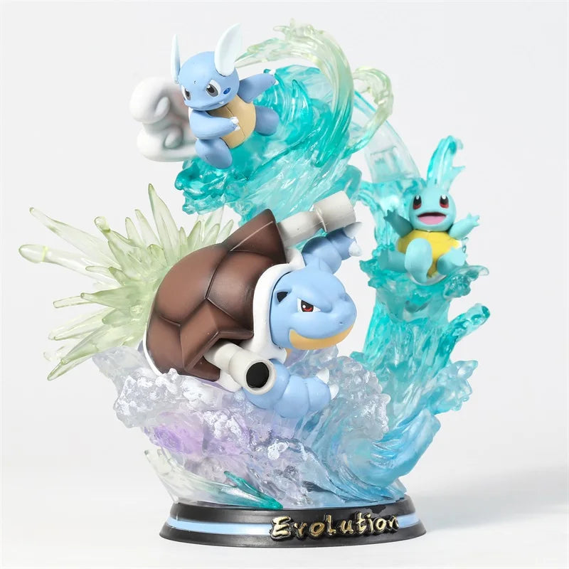 Pokemon Blastoise Evolution | 25cm | With lights