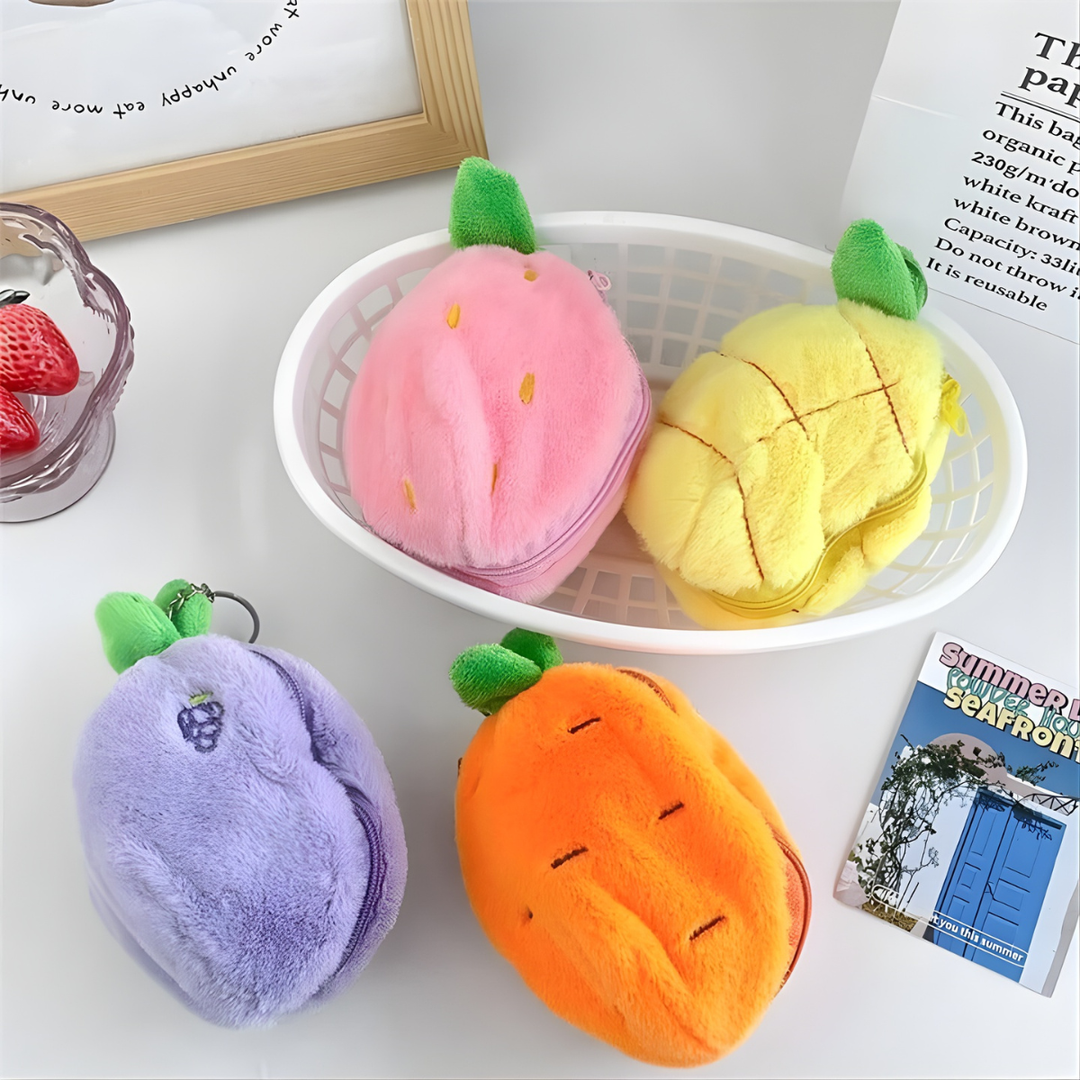 Peek-a-boo Plush Bunny Keychain