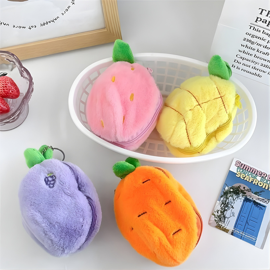 Peek-a-boo Plush Bunny Keychain