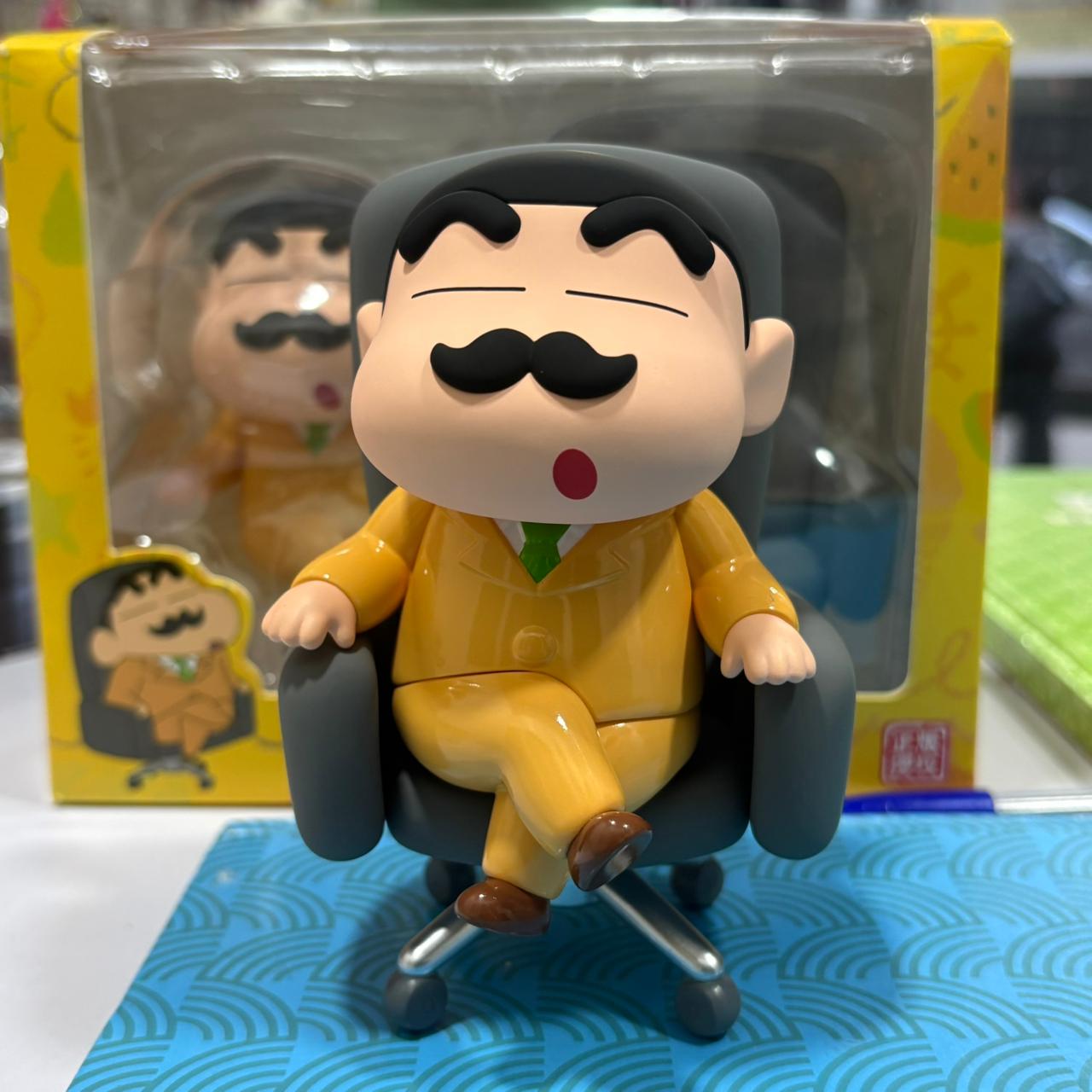 Crayon Shinchan Hiroshi Nohara Office Chair Figure | Shinchan