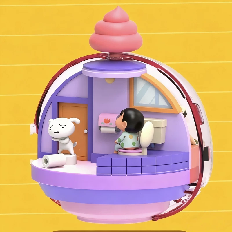Shinchan Magnetic Rotating Blind box | Single Pc | Blindbox