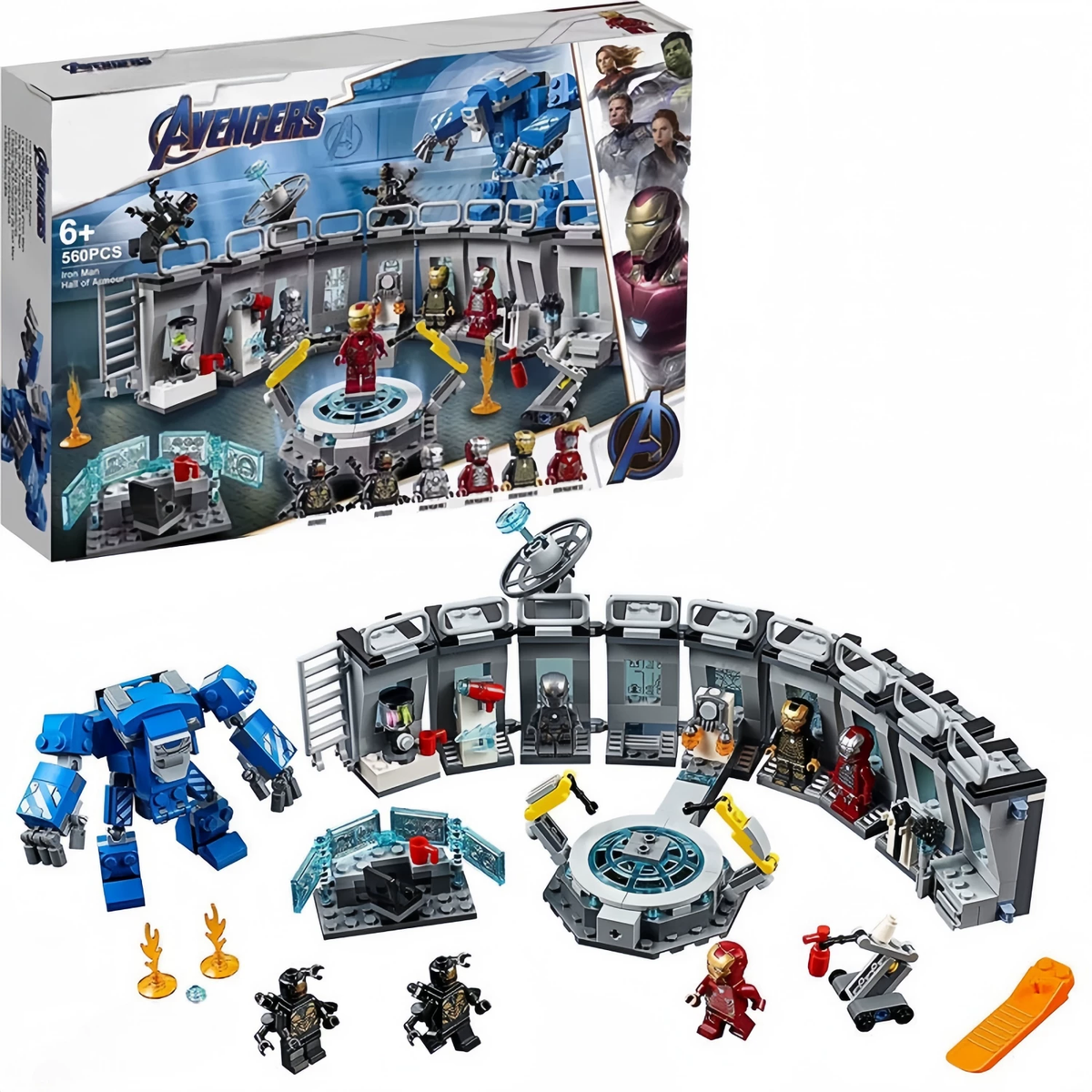 Marvel Avengers ironman hall of armour lego | Building blocks