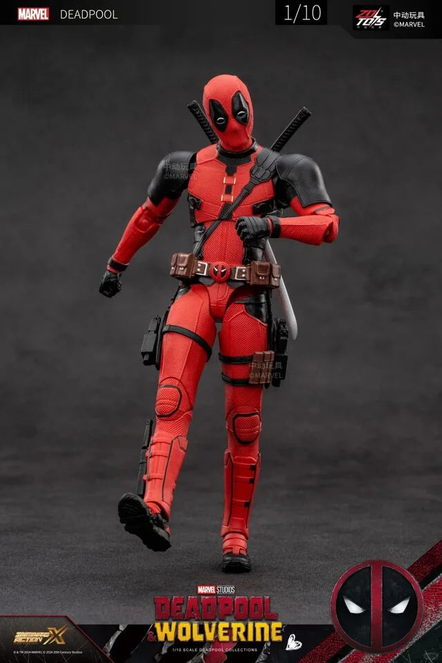 ZD Toys: Deadpool and Wolverine - Deadpool 1:10 Scale Action Figure
