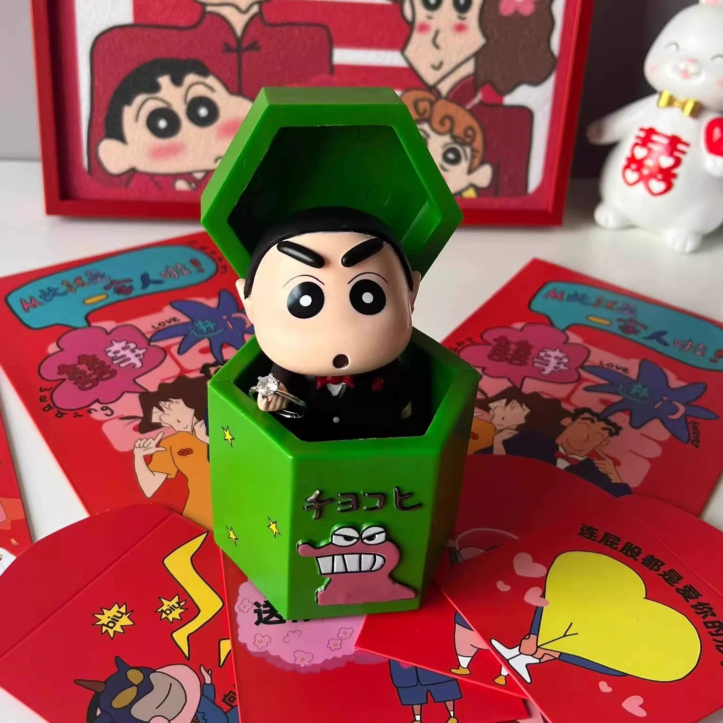 Proposal Shinchan | With ring