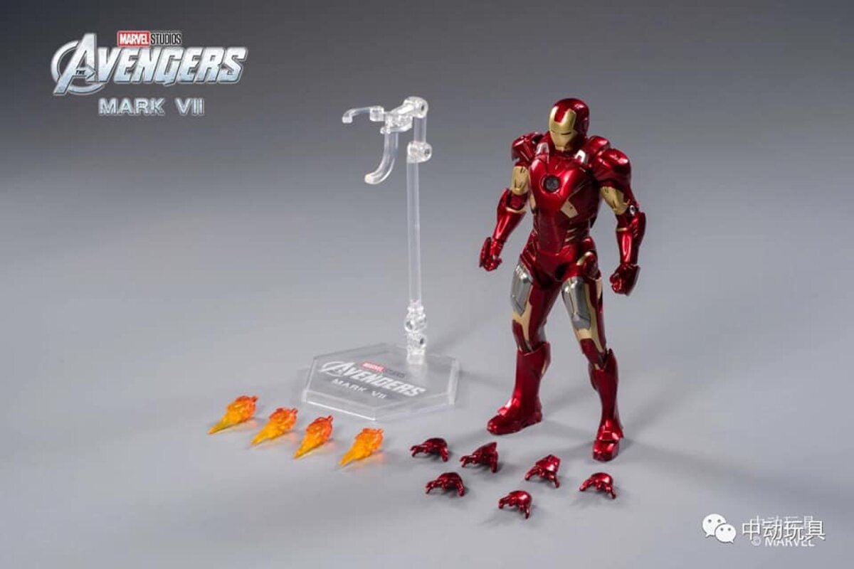 ZD Toys Iron Man Mark 7 (VII)Action Figure ( No Light Up Function )