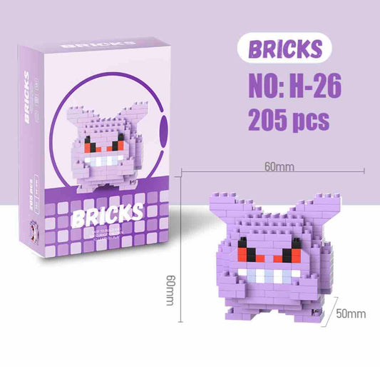 Bricks gengar lego | 205pcs | Pokemon