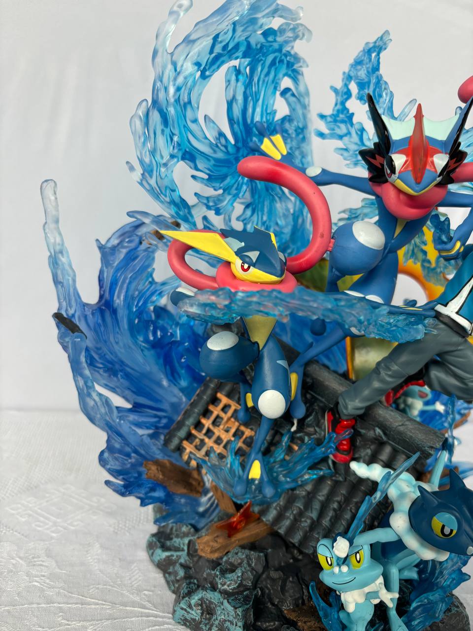 Ash with greninja evolution figure| Pokemon Figure| 30cm