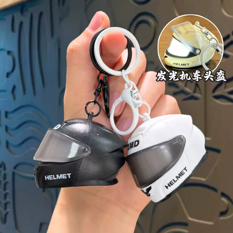 Mini helmet kecychain | With Led lights | For bikes and cycle