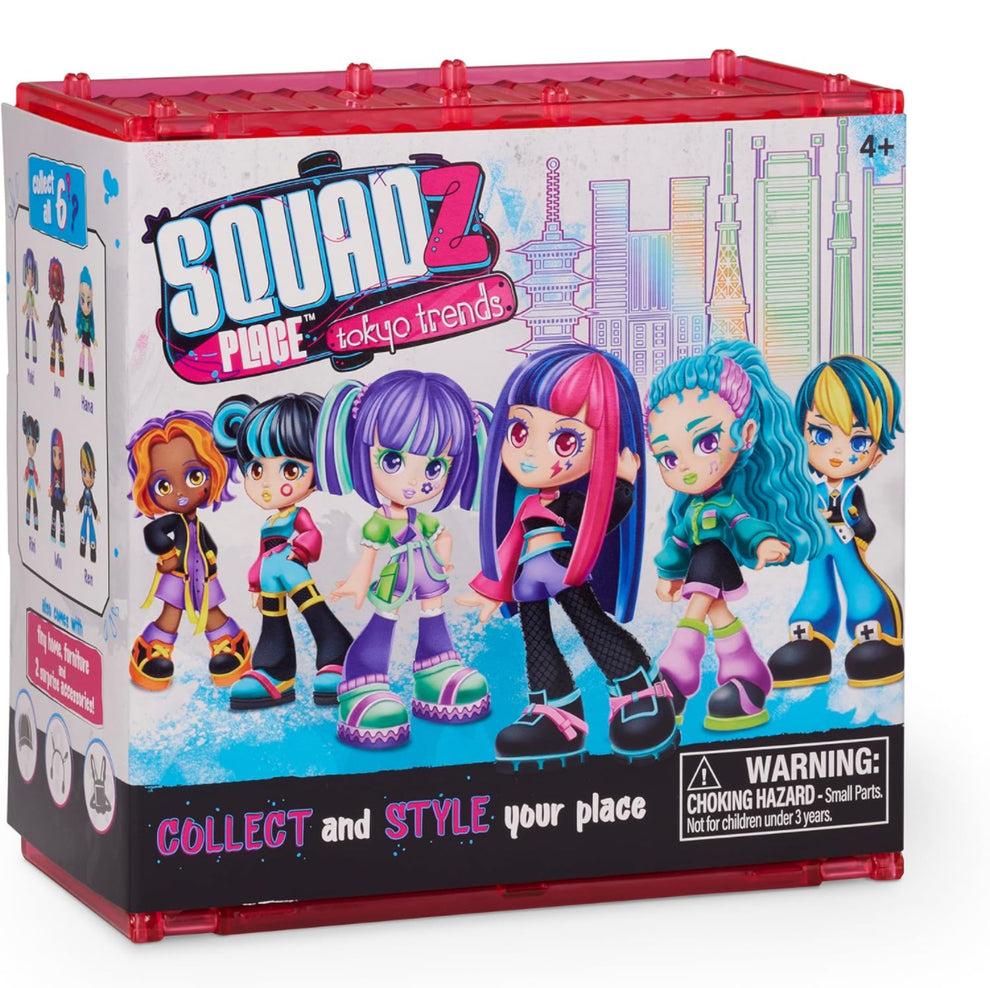 Squadz Place Tokyo Trends collectible doll blind box.