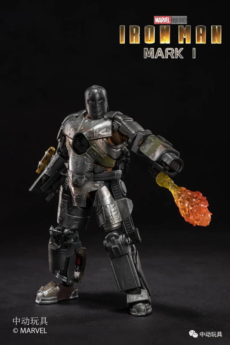 ZD Toys Iron Man Mark 1 (I) Action Figure ( No Light Up Function )
