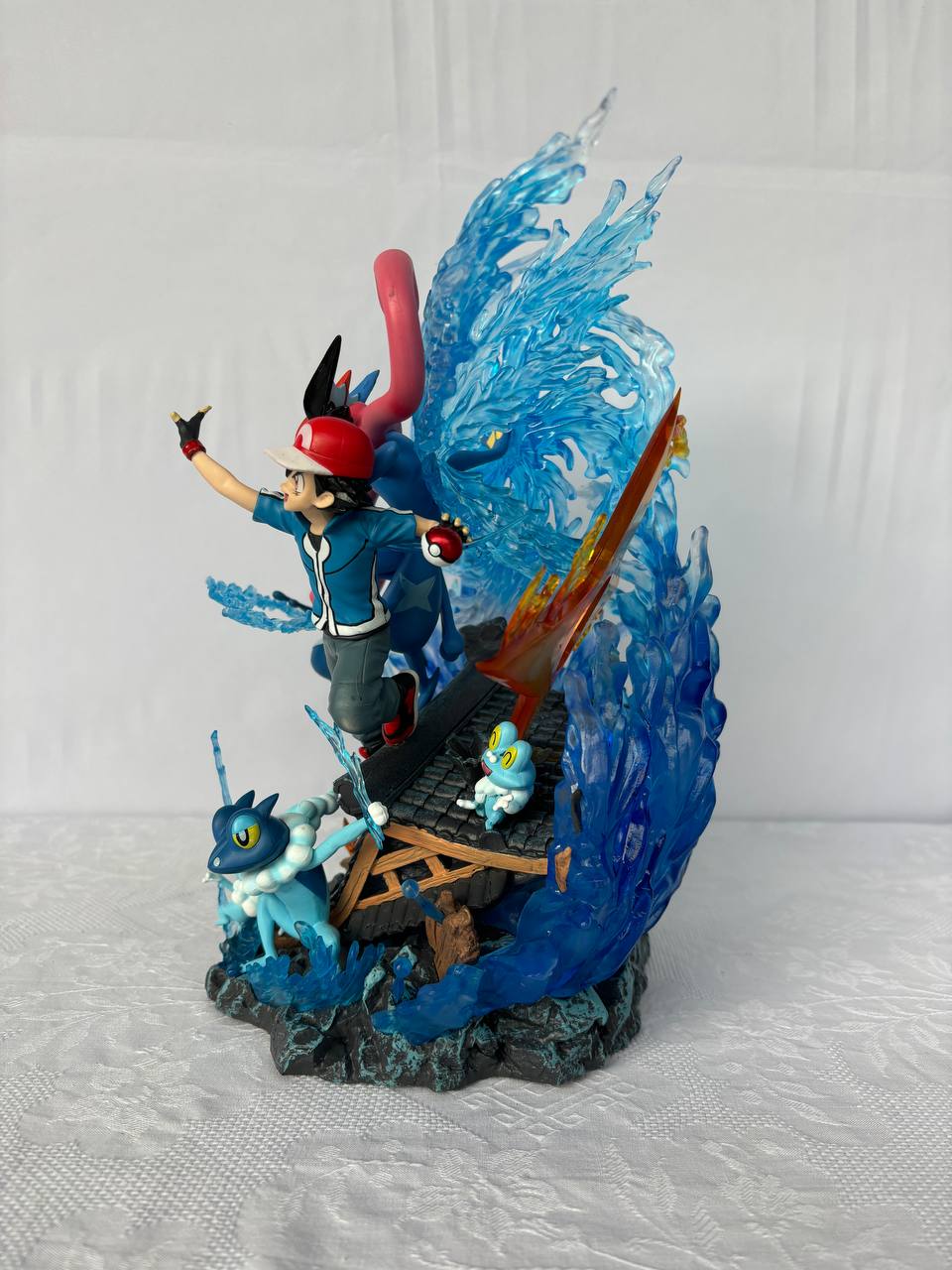 Ash with greninja evolution figure| Pokemon Figure| 30cm