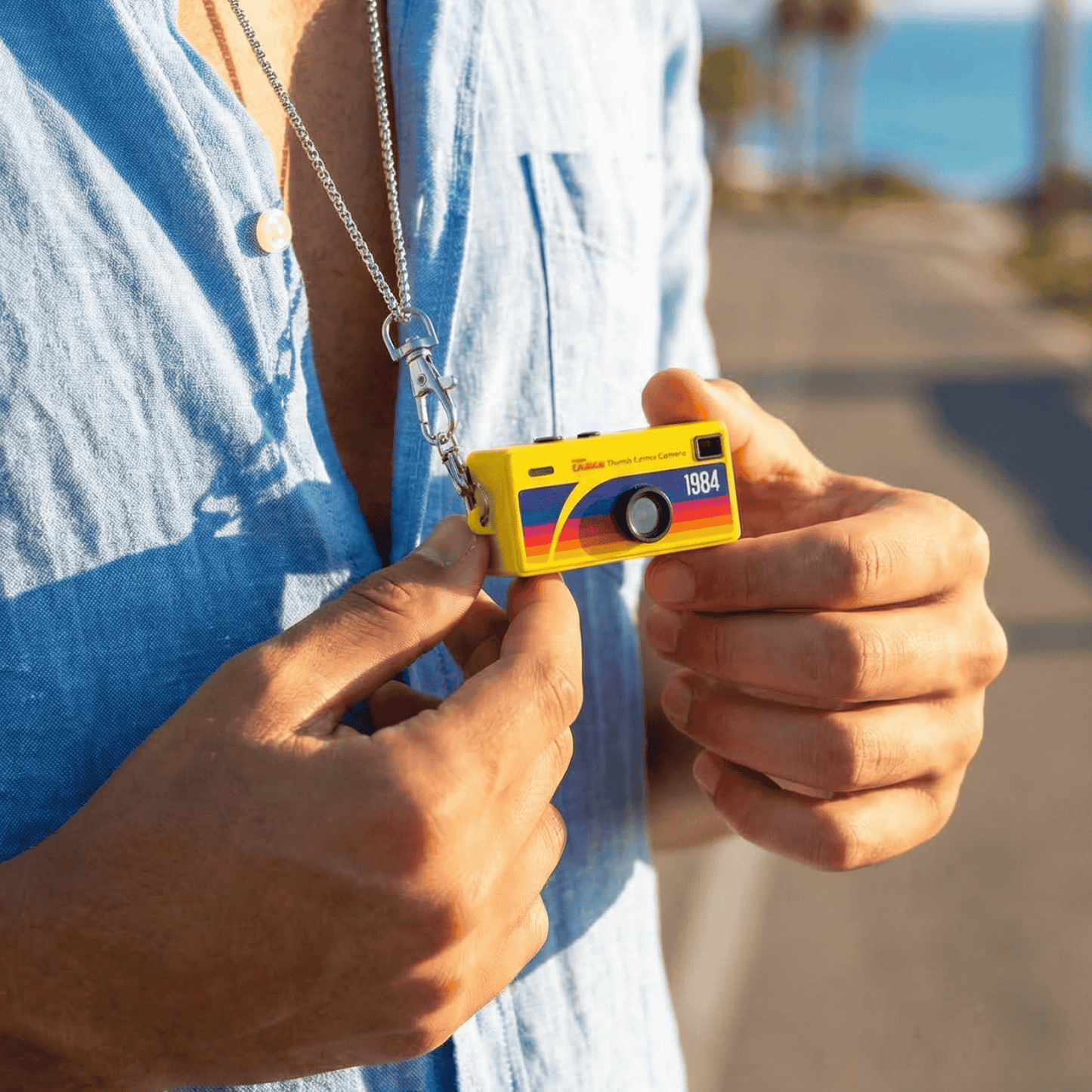 Digital mini camera keychain, video recorder and for photography
