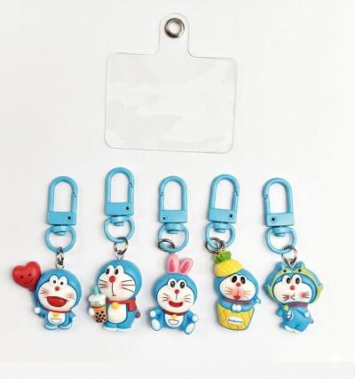 Doraemon Pinterest Charm and keychain
