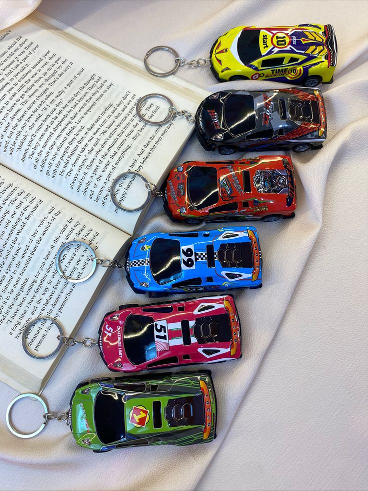 Push Back Car Keychain
