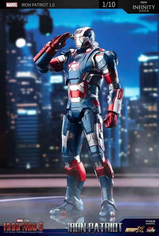 ZD Toys Iron Man - Iron Patriot Action Figure ( No Light Up Function )