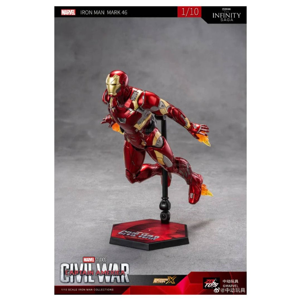 ZD Toys Iron Man Mark 46 (XLVI) Action Figure ( No Light Up Function )