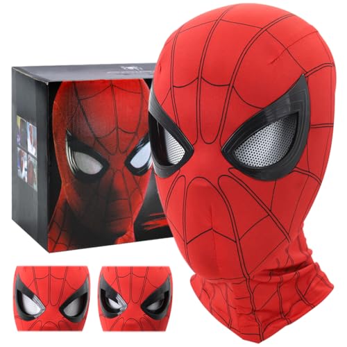 SpiderMan Mask | with Moving Eyes, Jaw Motion Activated Blinking Eyelid Spider-Man