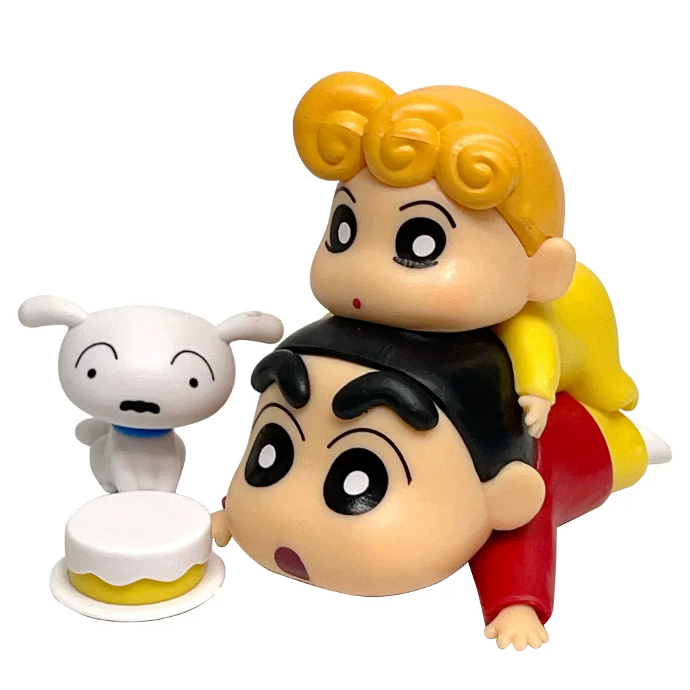 Shinchan Shiro set of 6pcs | Shinchan Figure