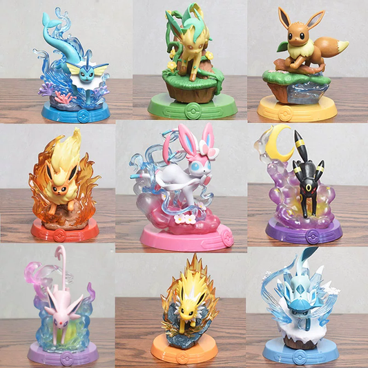 Eevee set of 9 figures | Evee all evolution| Pokemon Figures