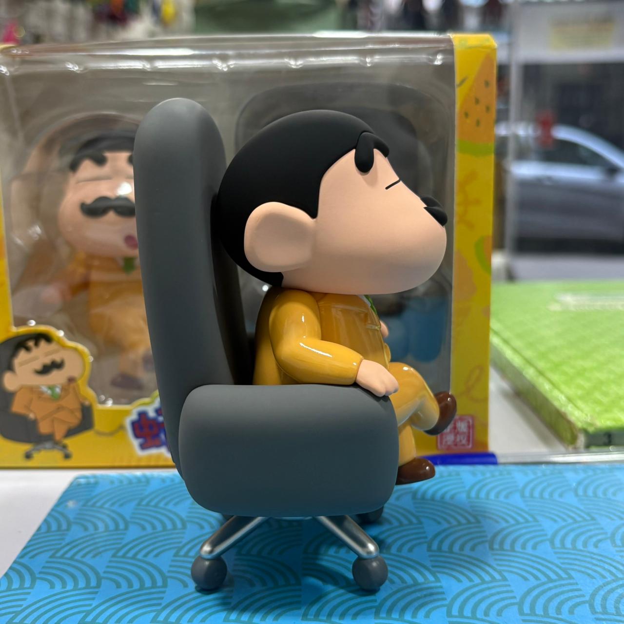 Crayon Shinchan Hiroshi Nohara Office Chair Figure | Shinchan