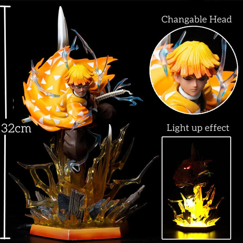 Zenitsu with lights figure | 32cm |Demon Slayer