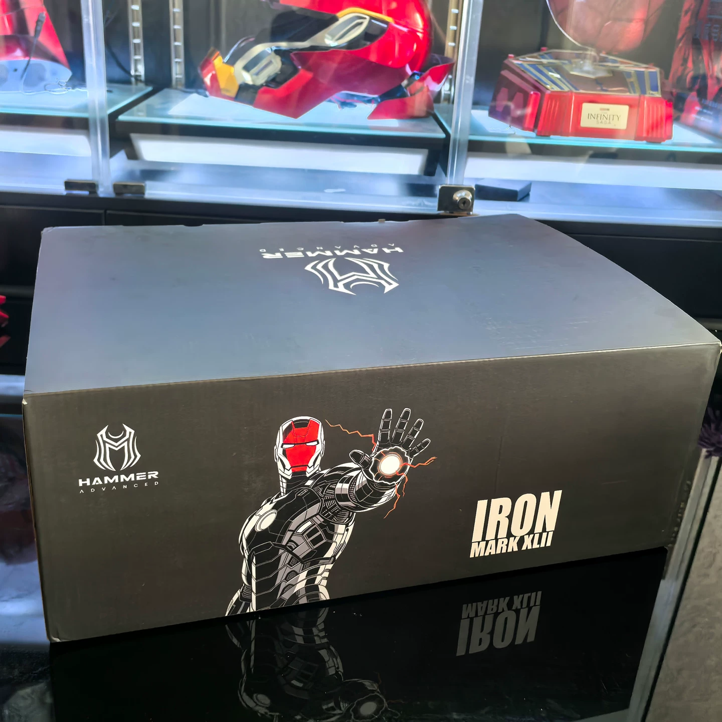 Iron Man MK42 1/1 Gauntlet Arm Wearable Cosplay Armor Voice/Remote Control