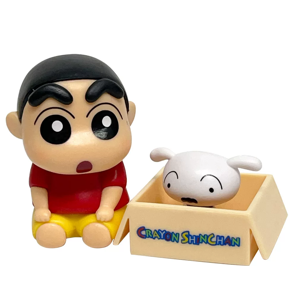 Shinchan Shiro set of 6pcs | Shinchan Figure