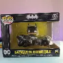 BATMAN IN BATMOBILE FUNKO POP