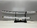 WHITE WOODEN KATANA
