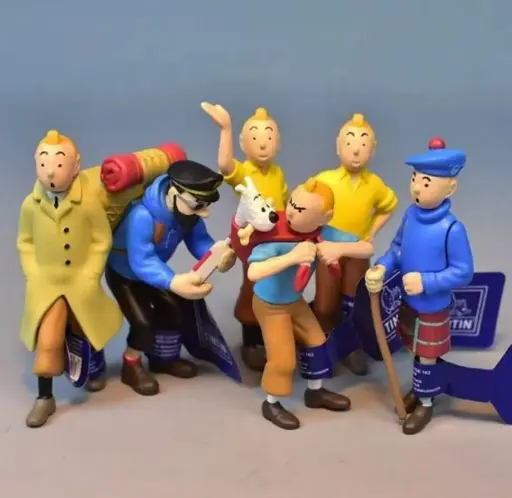 SMALL TINTIN FIGURE SET